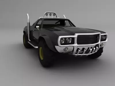 Truck based Chevrolet El camino 1970 3D model