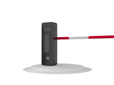 TERMINAL Low-poly 3D model