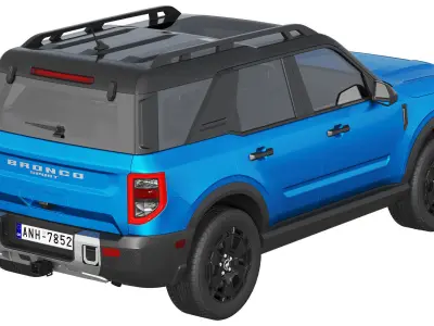 Bronco Sport 2025 3D model by zifir3d