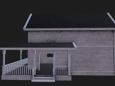 Farm House  Low-poly 3D model