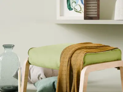 BEDROOM DECOR Set 4  3D model