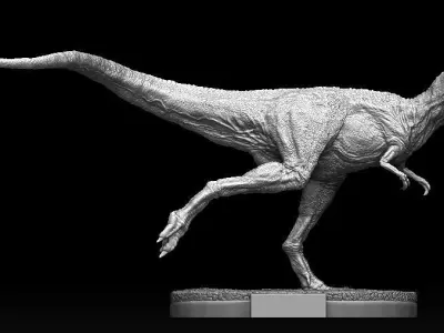 Nanotyrannus Statue 3D model