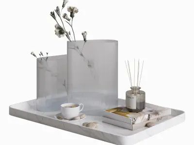 Coffee set 03 3D model