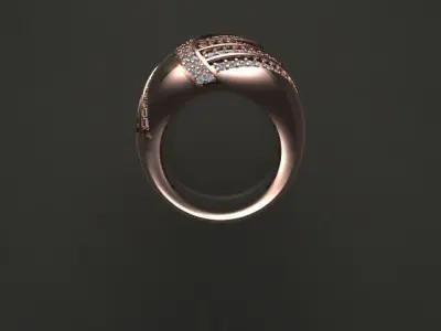 diamond ring 3D print model