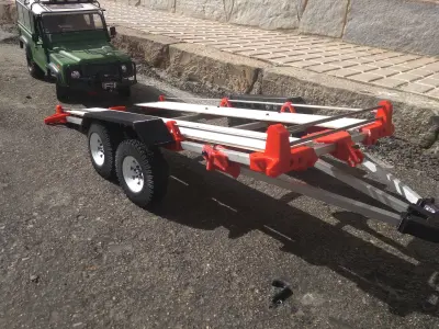 Trailer for crawler or rc car 3D print model