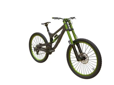 DH MTB Bicycle PBR 3D model