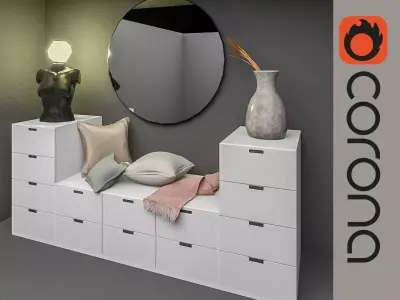 interior drawer  Free 3D model