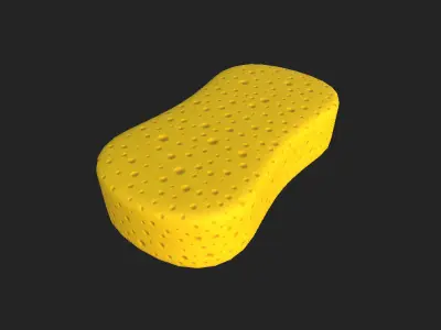 Sponge Low-poly 3D model