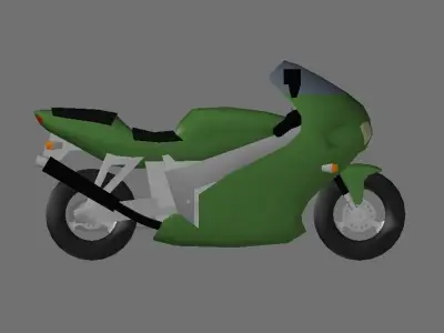 Racing Bike 3D model by Trista