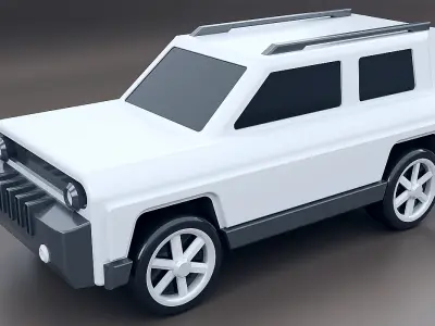 3d printable robust vehicle concept 3D print model