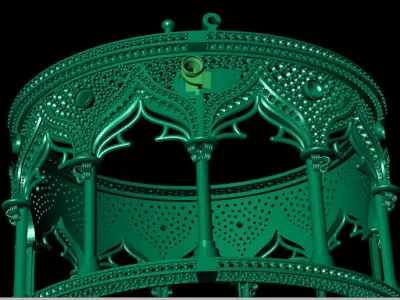 Unique bracelet 3D print model