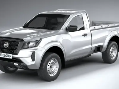 Nissan Navara SingleCab 2021 3D model