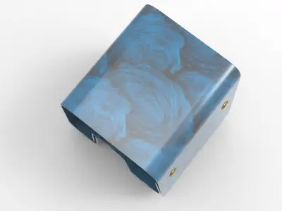 Kosta Stool Low-poly 3D model