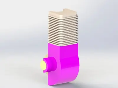 Engine - animation Low-poly 3D model