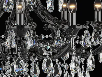 879127 ChampaNero Osgona Chandelier 3D model