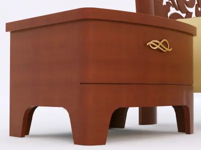 woodways fado bedroom set 3D model