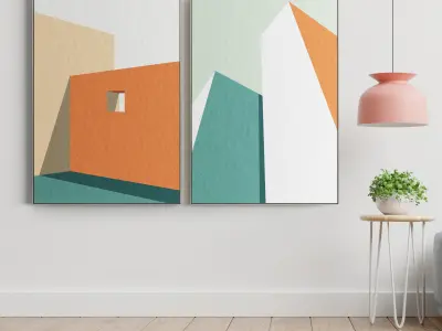 Photo Frame 203 Low-poly 3D model
