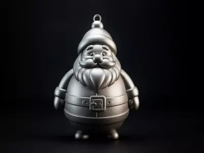 Cute Santa Claus Ornament Holiday Decor Christmas Decoration 3D print model