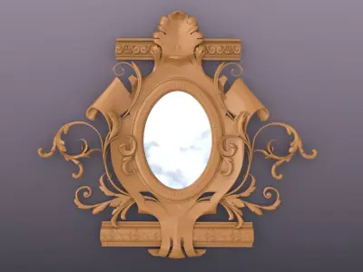 ProArt Vintage Mirror Frame 01 3D model
