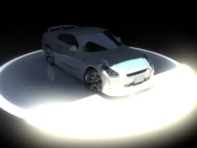 Nissan GT-R 2008 3D model