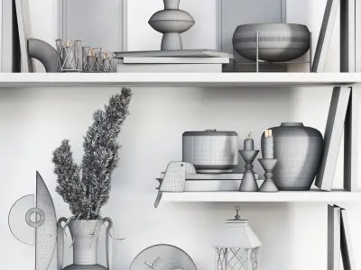  Decorative set 05 3D model