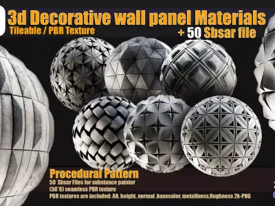 50 3d Decorative wall panel materials Texture