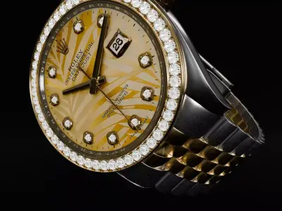 ROLEX Datejust 36 Golden Palm Diamond Jubilee 3D model