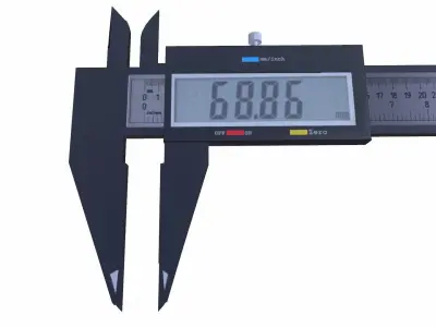 Caliper Low-poly 3D model