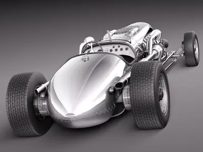 Jay Leno Tank Car Hot Rod 3D model