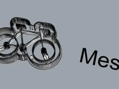 Bike cookie cutter 3D print model