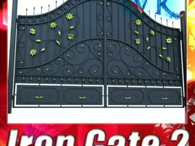 Iron Gate 02 3D model