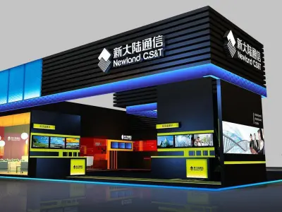 Exhibition - Area - 14X14-3DMAX2009-021 3D model