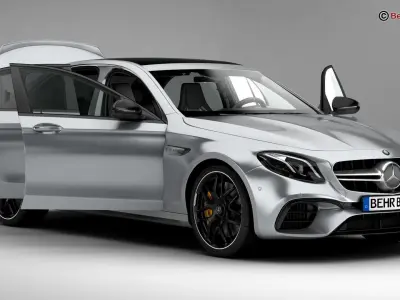 Mercedes AMG E63 S 2018 3D model