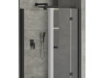 Shower cabin 04 3D model