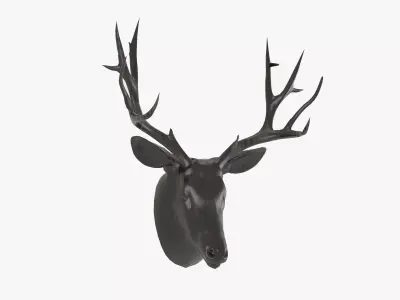 Deer mount decorative 3D model