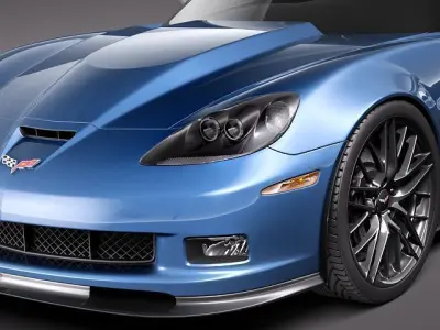 chevrolet corvette z06 carbon 2010 3D model