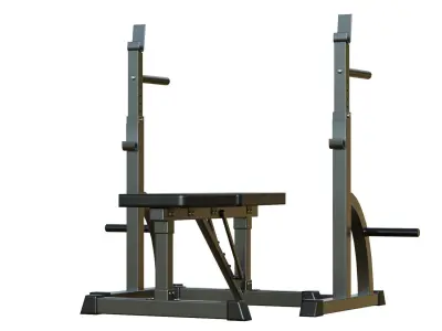 Bench Press Low-poly 3D model purchase
