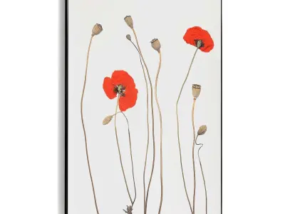 Abstract Painting Set of 3 pieces - No 50 Low-poly 3D model