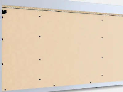 HAUGA Sideboard 1 Low-poly 3D model