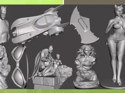 DC 3D STL Studio 3D Print Ready Models 03 3D print model