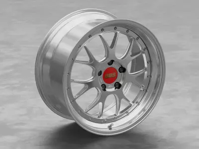 BBS LM-R Rim 3D Model 3D model