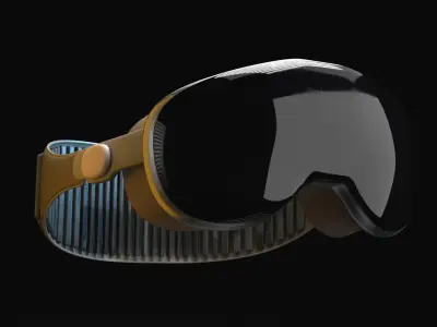 Concept of Apple Vision Pro 3D Model PBR Game Ready 3D model