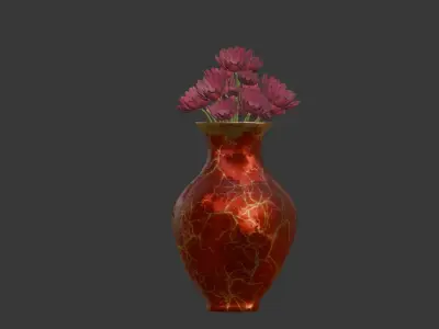 Flower Vase 3D model buy