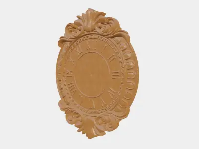 Wooden Clock Decor 3D print model purchase