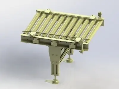 Roller assembly line 3D model