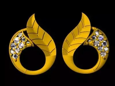  Earring 3dm file 3D print model