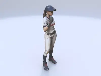 Baseball 3D model
