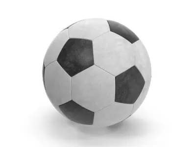 Soccer Ball Low-poly 3D model