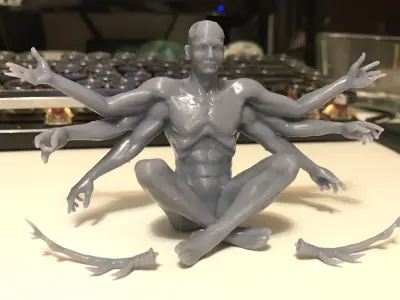 Hannibal Six Armed Stag 3D print model