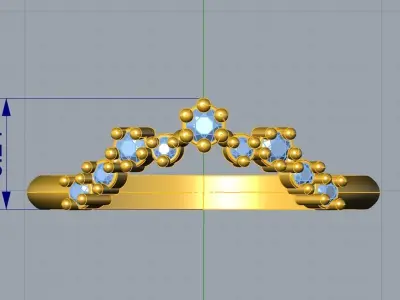 Women s Single ring 3D print model